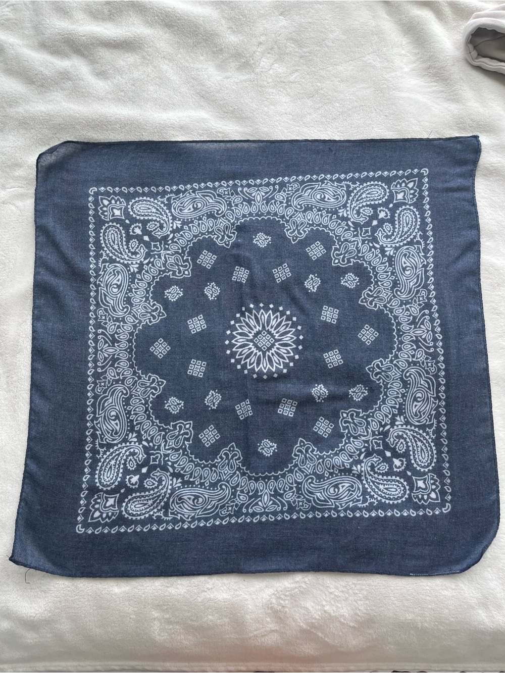 Pull&Bear Blue Paisley Bandana Square Scarf